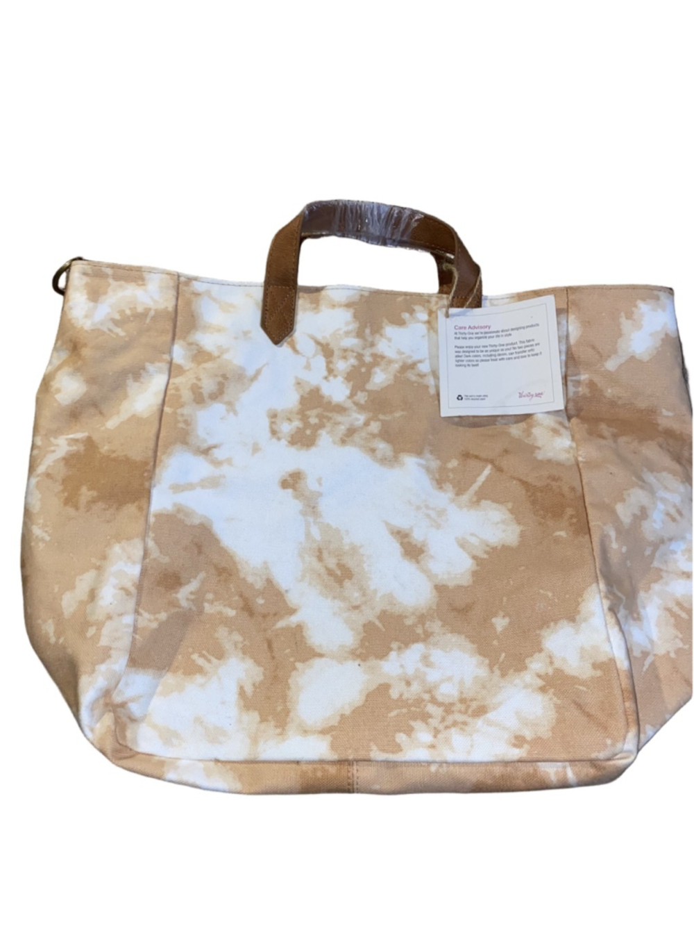 Women's Thirty-One Fawn Tie-Dye Tote Bag NWT